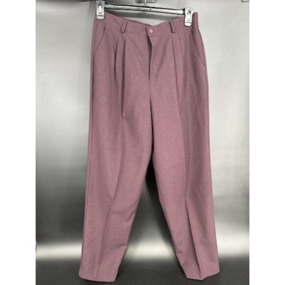Briggs Women's High Waisted Trouser Pants Size 14 Mauve Brown - Picture 1 of 8